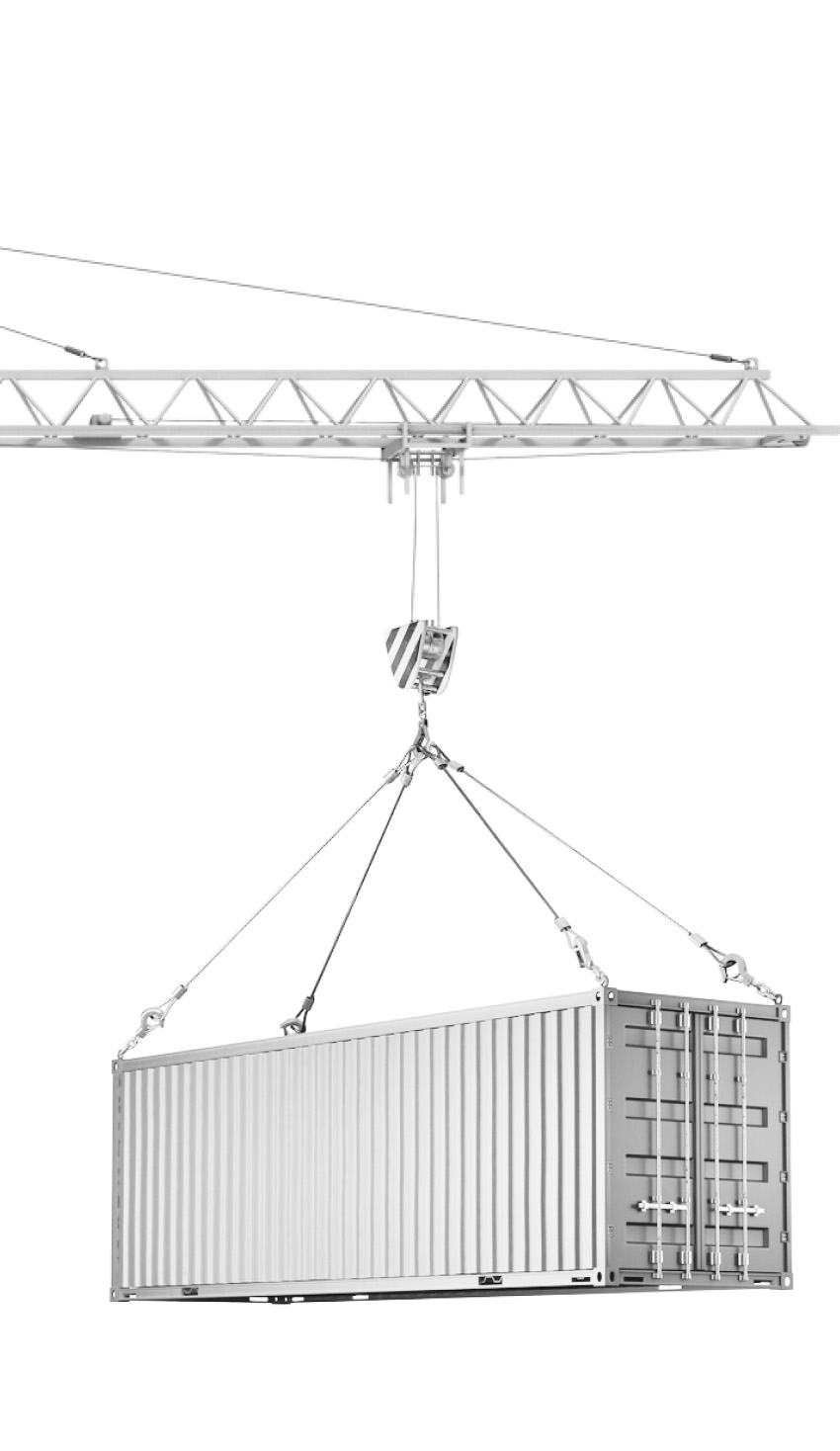 large metal shipping container
